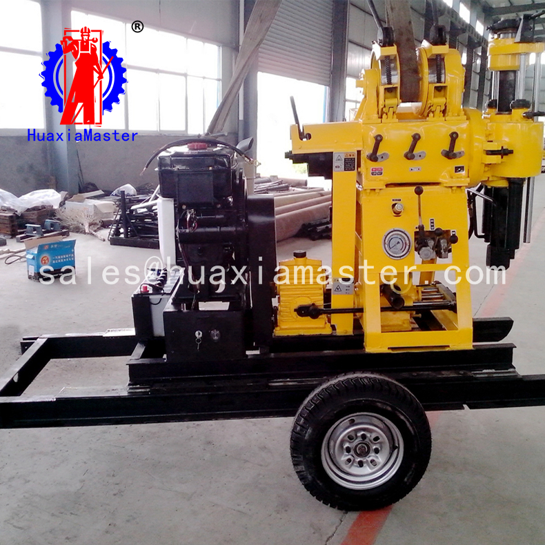 Cheap Price-Drill 200m Deep Mobile Small Hydraulic Water Well Drilling Rig For Sales