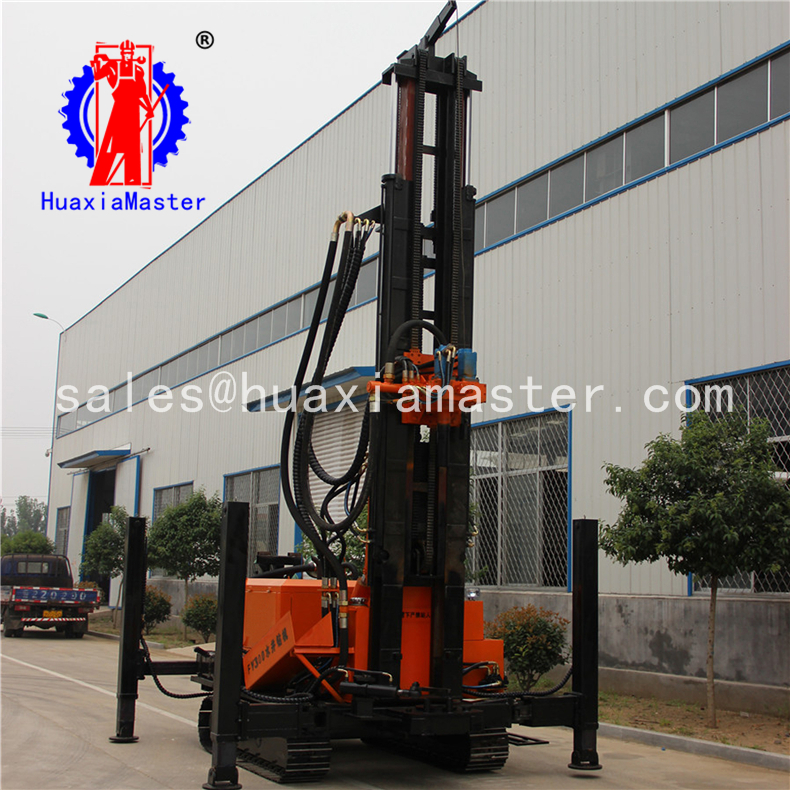 FY400 crawler pneumatic water well drilling rig air pressure driven power hammer for sale