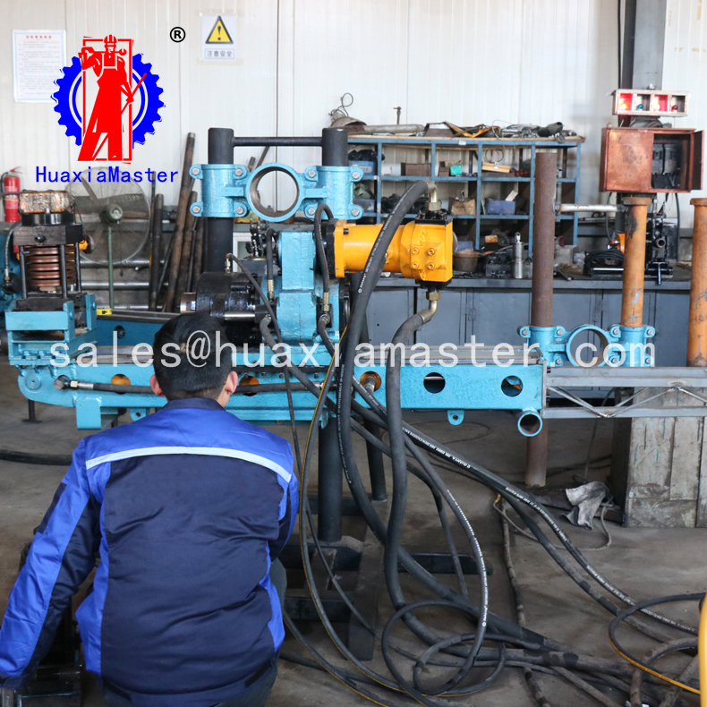KY-6075 steel strand wire explortation drilling rig for metal mine