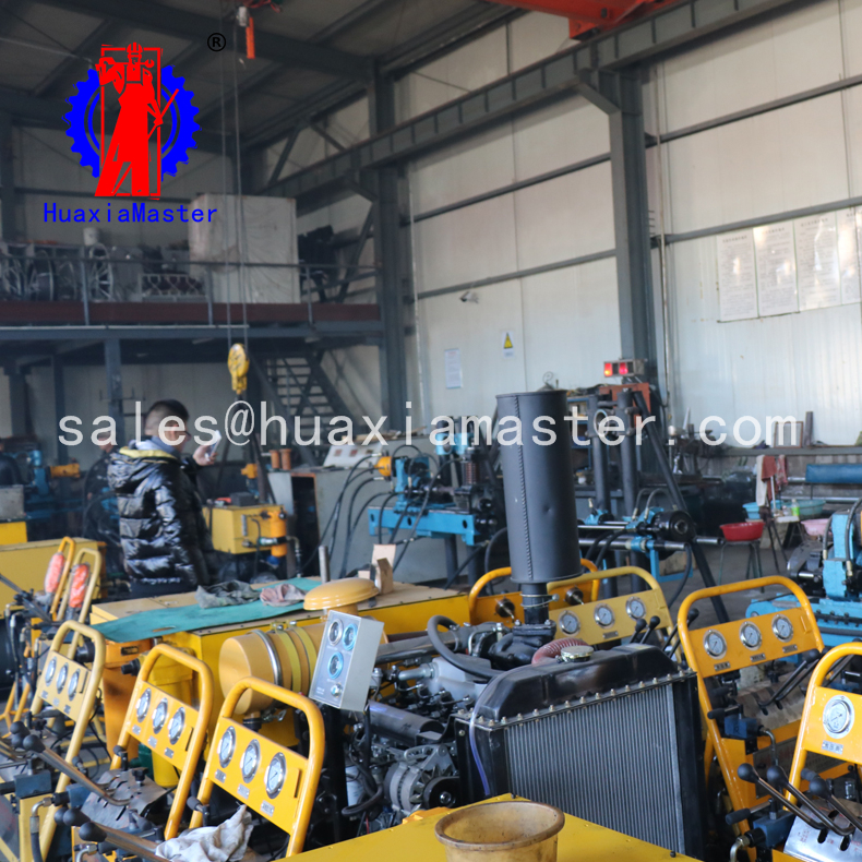KY-6075 steel strand wire explortation drilling rig for metal mine