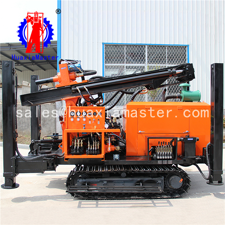 FY200 crawler pneumatic water well drilling rig air pressure driven machine for water well