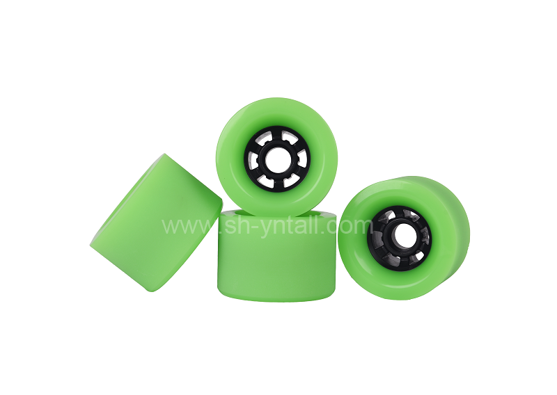 pu wheels for skate board 83*56   green pu wheels for skate board