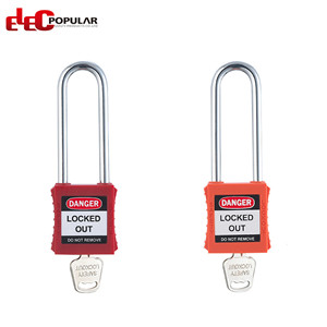 76mm Stainless Steel Shackle Safety Padlocks EP-8551 EP-8554  ABS Safety Padlock