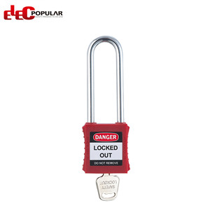 76mm Stainless Steel Shackle Safety Padlocks EP-8551 EP-8554  ABS Safety Padlock