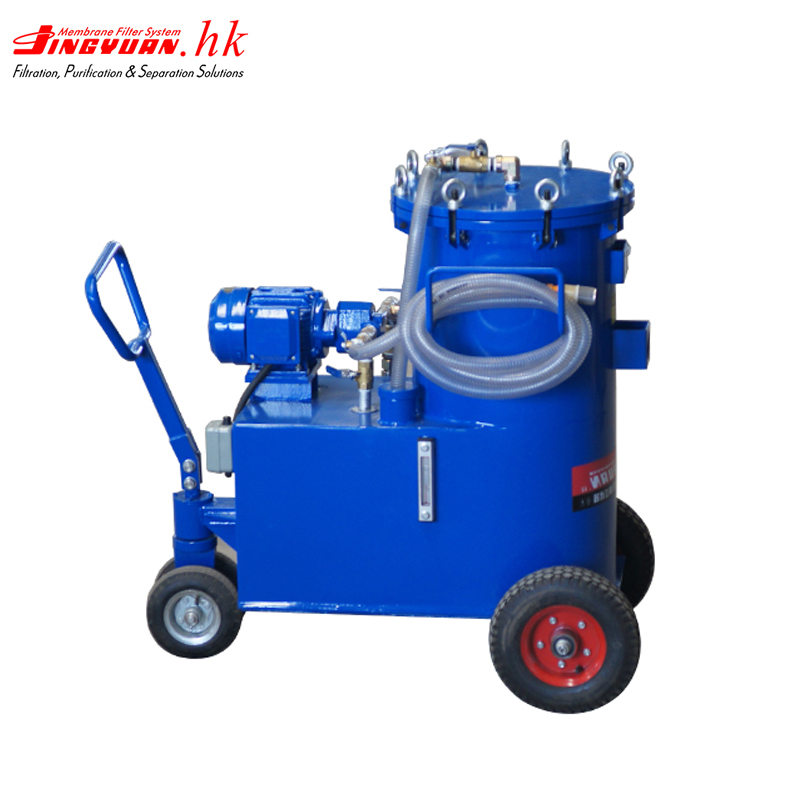Lube Oil Storage Tank Filtration Trolley