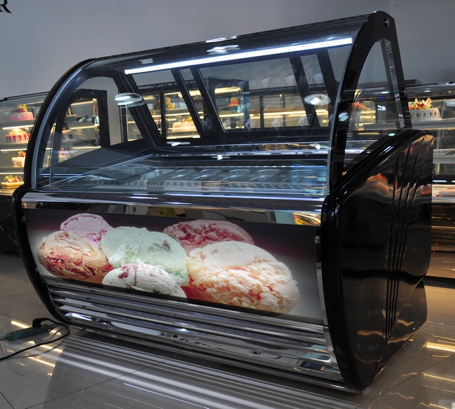 SXCF-1500 Ice cream freezer showcase ice cream display fridge