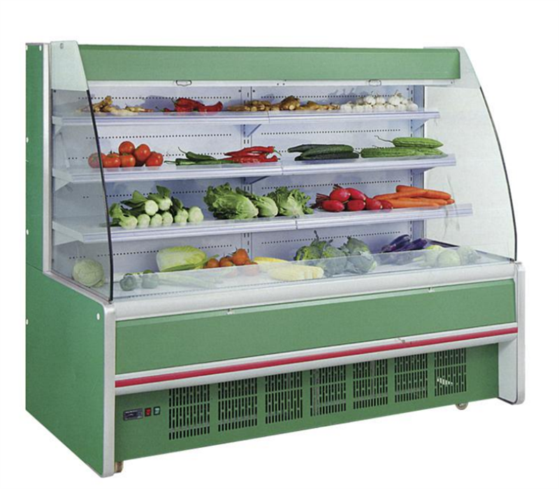 Supermarket Vegetable Fruit open air cooler Chiller