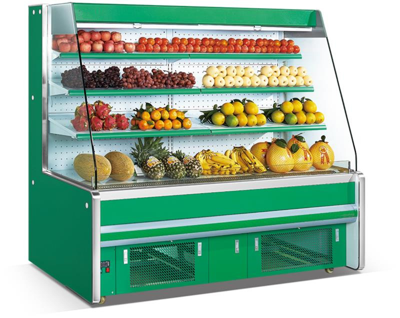 Supermarket Vegetable Fruit open air cooler Chiller