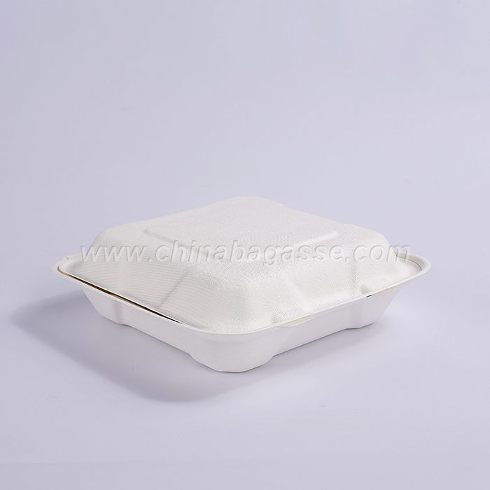 Paper Pulp Tableware 6 Inch Hamburger Box