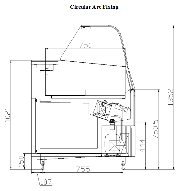 E8 SINGAPORE Restaurant Supermarket Display Fridge
