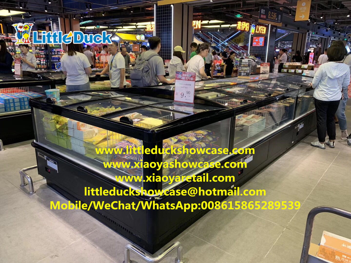 E7 HAWAII Supermarket Island Freezer