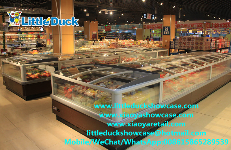 E7 INDIANA Supermarket Deep Island Freezer