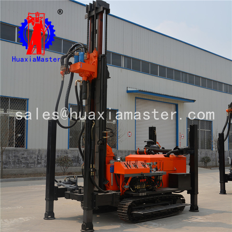 FY180 crawler pneumatic water well drilling rig rock boring machine power hammer drilling rig for sale