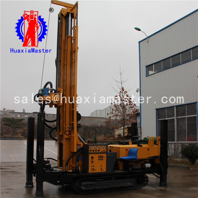 FY300 crawler pneumatic water well drilling rig diamond core rock sample machine for sale