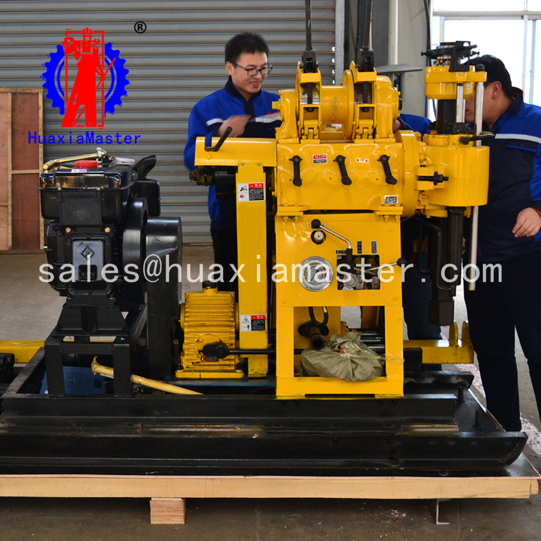 HZ-200YY hydraulic water well drilling rig movable main engine core sample drilling rig