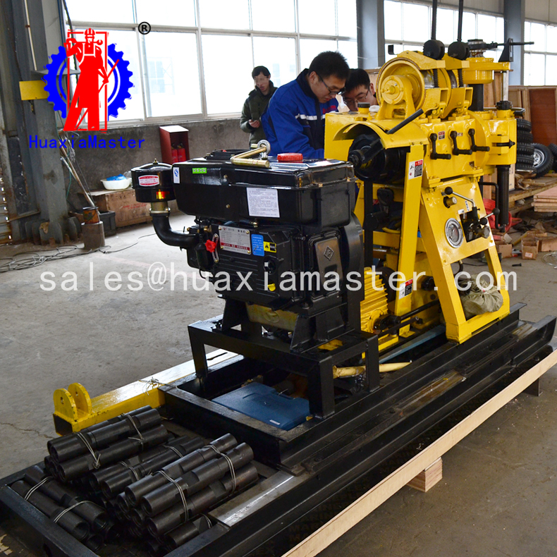 HZ-200YY hydraulic water well drilling rig movable main engine core sample drilling rig