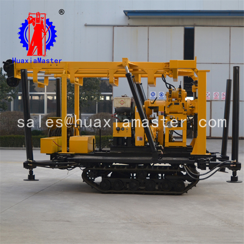 XYD-130 crawler hydraulic water well drilling rig diamond core sample machine for sale from china