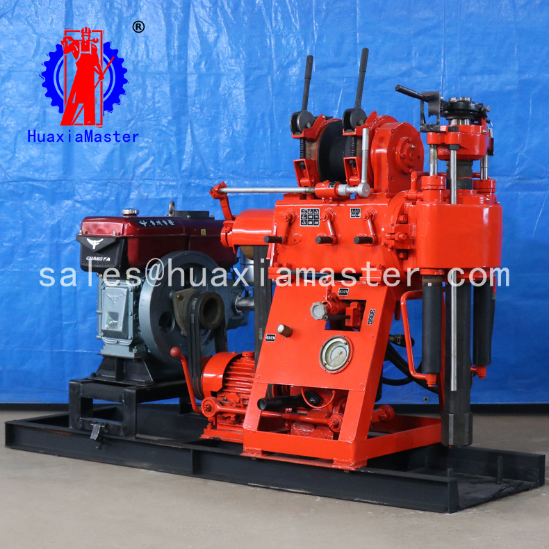XY-180 hydraulic water well drilling rig diamond core sample machine for sale