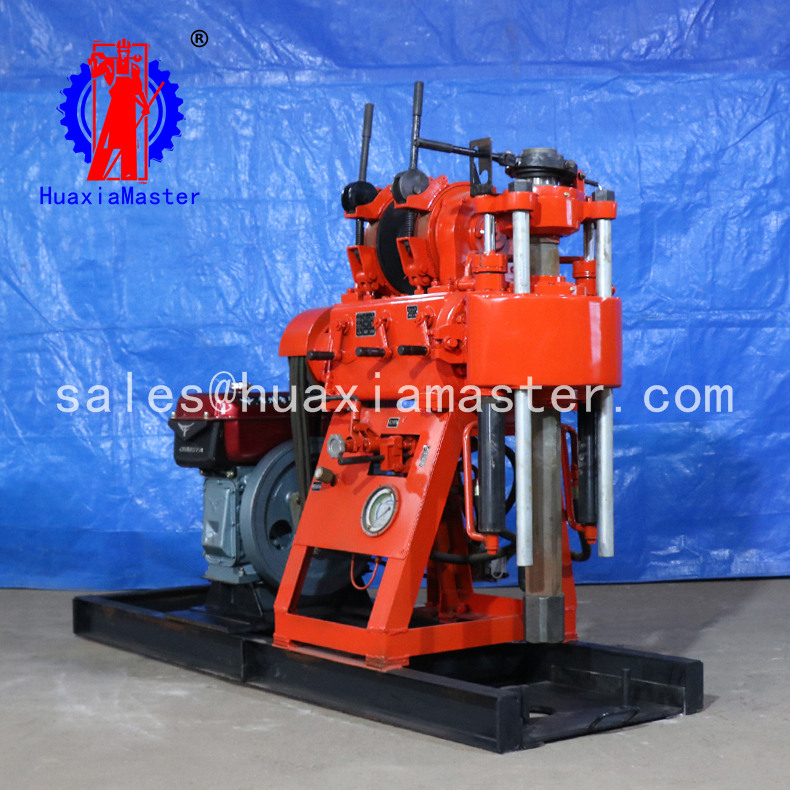 XY-200 hydraulic water well drilling rig diamond core sample machine for sale