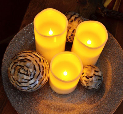 Color Changing Flameless Led Candles Set Of 3 Real Wax With 18 Keys Remote For Christmas Birthday home Decoration Gift