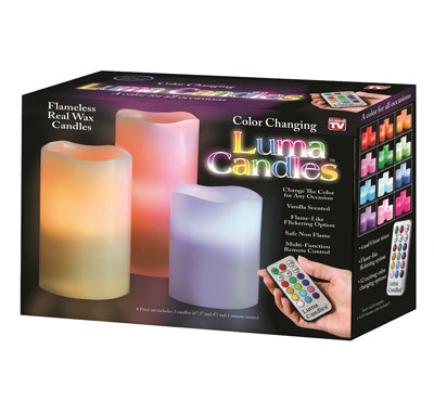 Color Changing Flameless Led Candles Set Of 3 Real Wax With 18 Keys Remote For Christmas Birthday home Decoration Gift