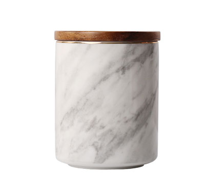 Scented Marble Print Ceramic Jar Candles DIY