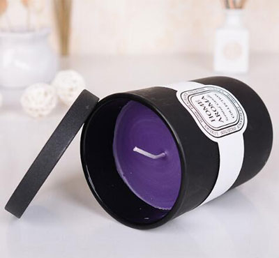 Personalised Black Glass Jar Soy Wax Candles Bulk