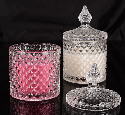 European SPA Natural Scented Soy Wax Glass Jar Candles