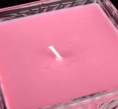 Nordic Bedroom Aromatherapy Soy Wax Crystal Embossed Glass Jar Candles