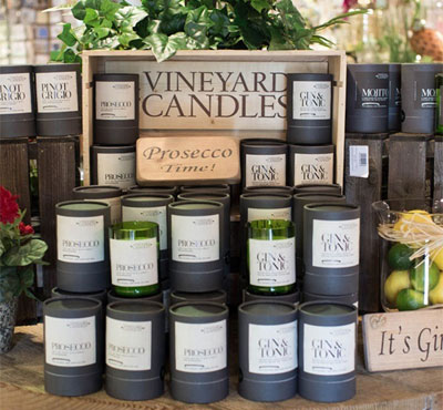 Custom Scented Soy Wax Wine Bottle Glass Jar Candles