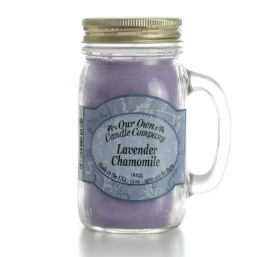 Wholesale Large Scented Glass Mason Jar Candles With Handle