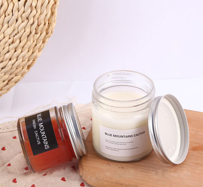 China Scented Soy Wax Mason Glass Jar Candles