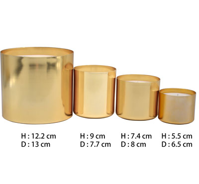 Bulk Scented Metal Jar Candles