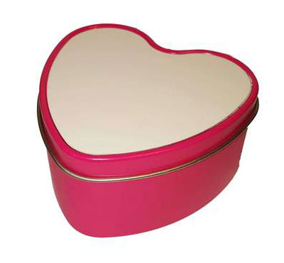 Bulk Scented Heart Tin Box Candles
