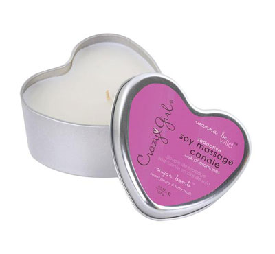 Bulk Scented Heart Tin Box Candles
