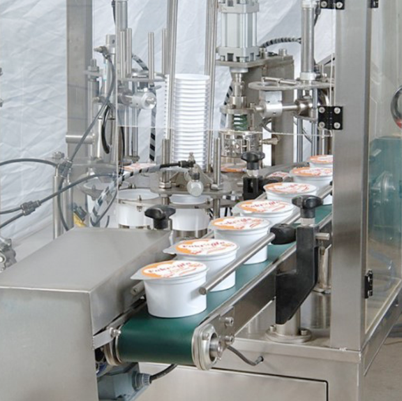 Soft Ice Cream Cup Filling Sealing Machine