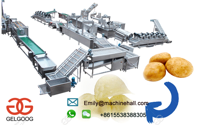 Sutomatic Potato Chips Production Line Manufacturers/Potato Chips Machine Price In India