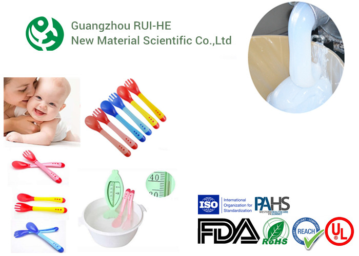 High Transparent Food Grade Liquid Silicone Rubber For Baby Nipple / Bottle