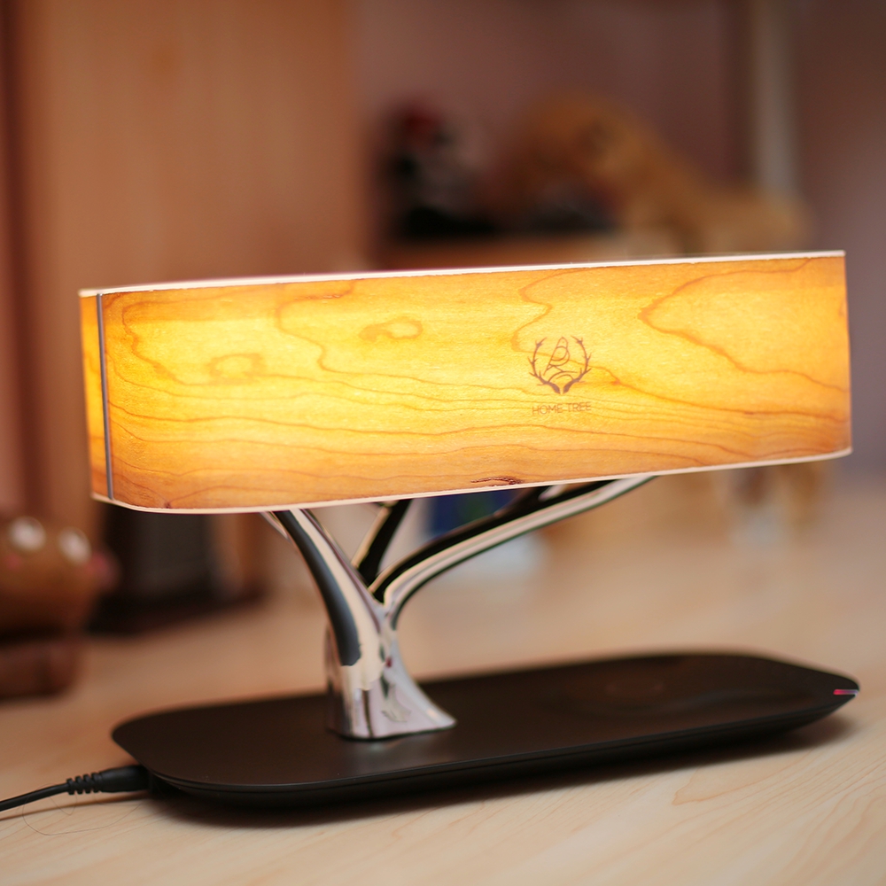 MESUN Wooden adjustable wireless table lamps portable led reading lamp China led reading lamp