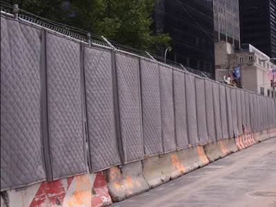 Flexible Noise Barrier for Construction and Industrial Sites, Road