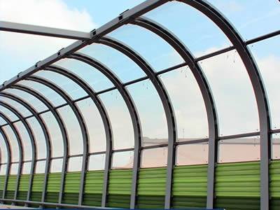 Acrylic Sound Barrier is Used in Freeway, Bridge, Office and Metro