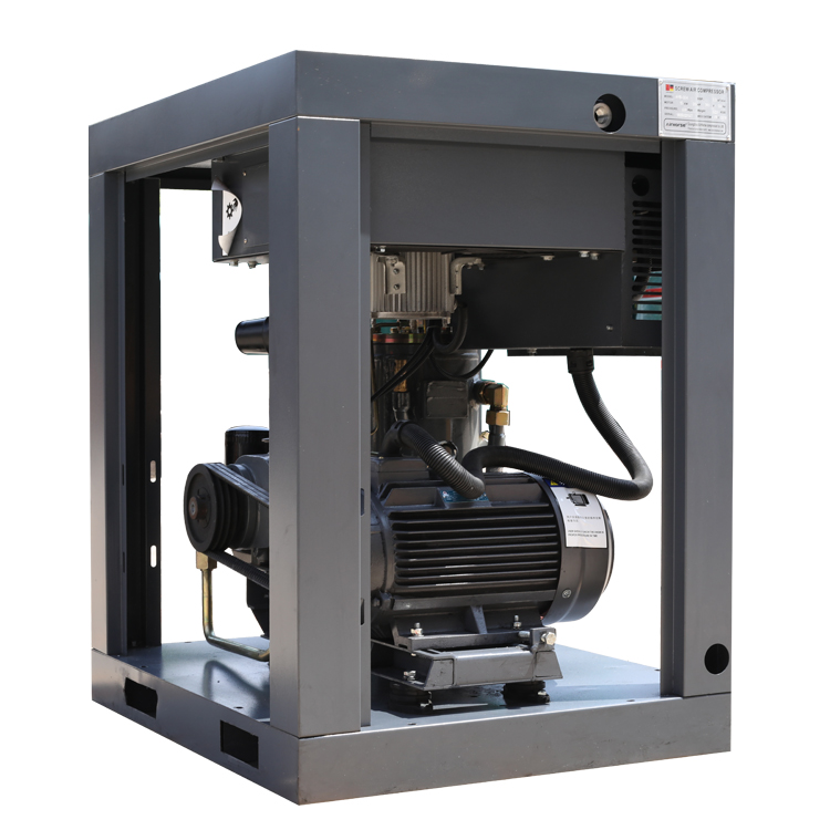 Directly factory price Germany 15kw 8 bar screw belt driven air compressor for sale