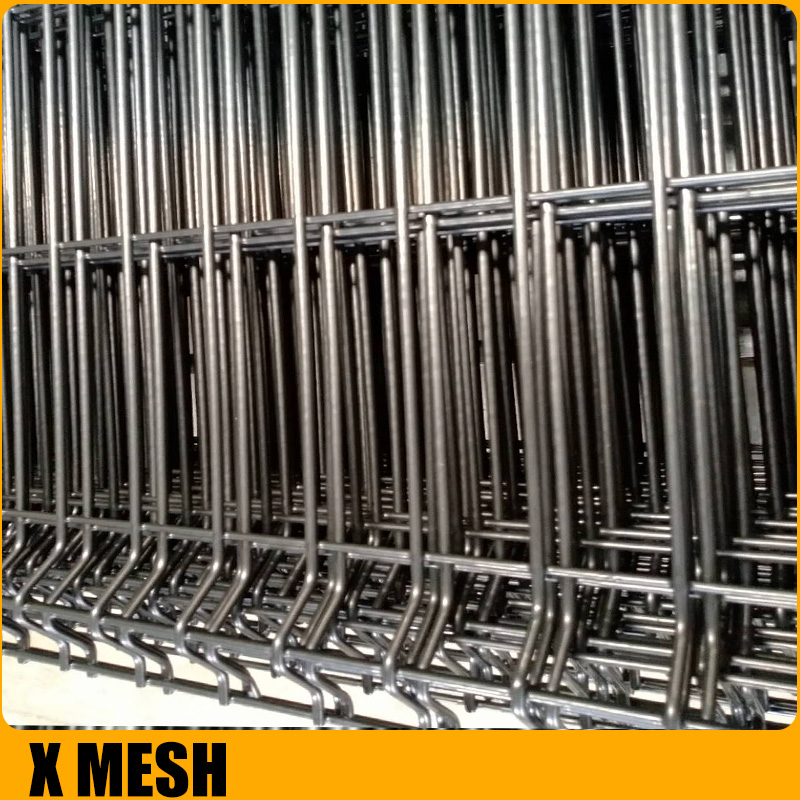 hot dipped galvanized 3D Curved Wire Mesh Fence Panel For Court yard