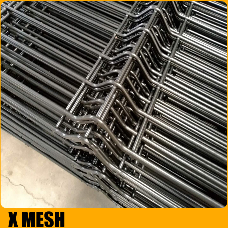 hot dipped galvanized 3D Curved Wire Mesh Fence Panel For Court yard