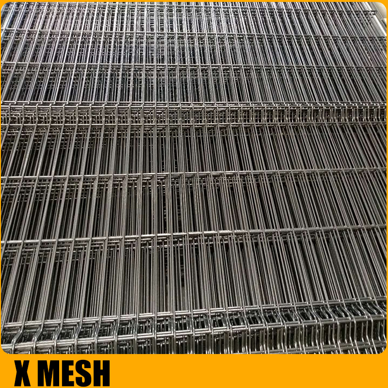 hot dipped galvanized 3D Curved Wire Mesh Fence Panel For Court yard