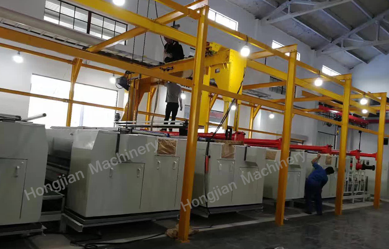 Automatic production line for the rotogravure cylinder
