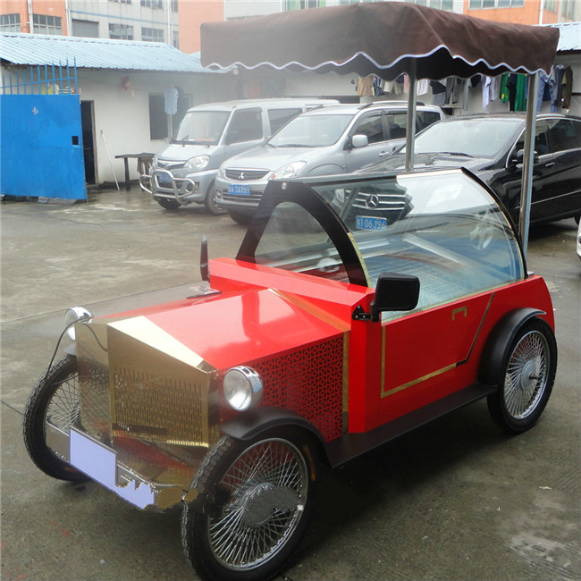 Ice Cream Gelato Food Cart Tricycle Bike Cart