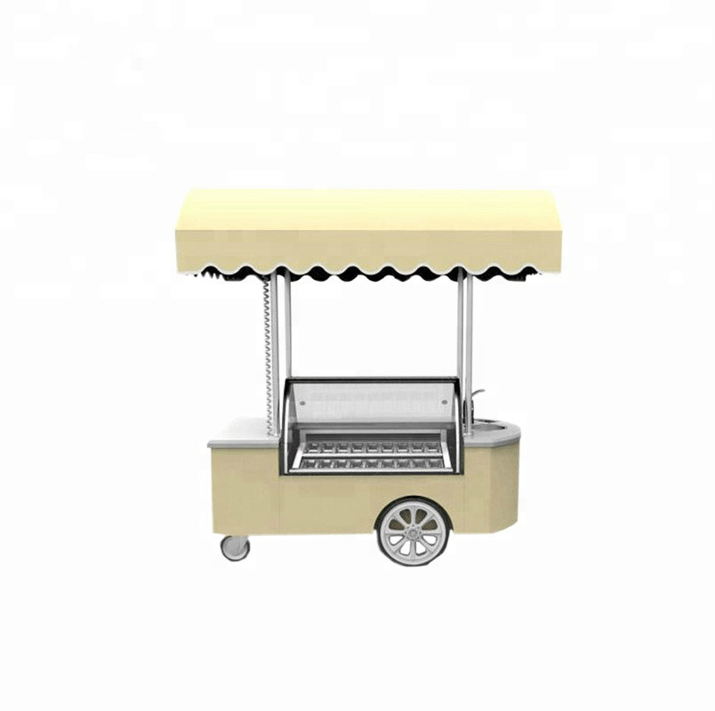 Professional manufacturer ice cream freezer/ice cream display freezer/ice cream cart