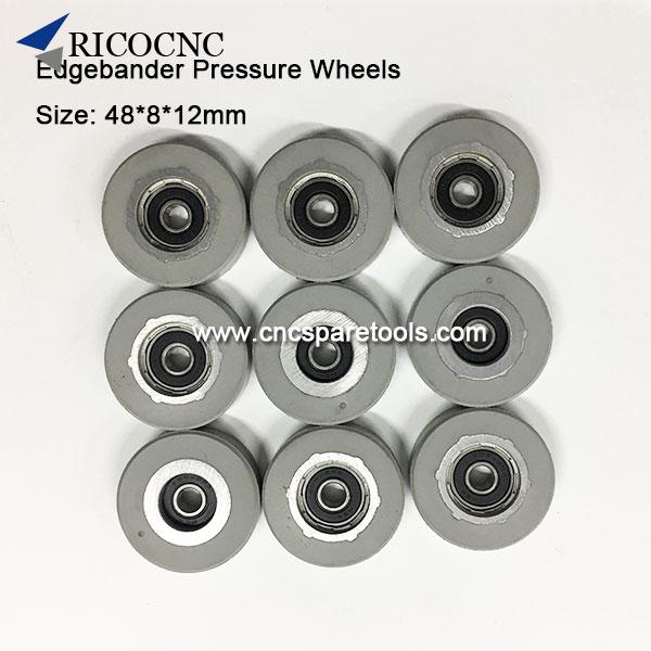 48x8x12mm Pressure Roller Wheels for Edge Banding Machine
