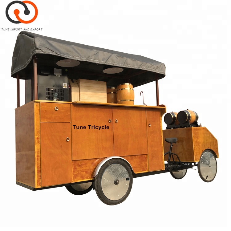 Environmental Protection Electric Drive Mobile Tricycle Food Cart for Multifunction